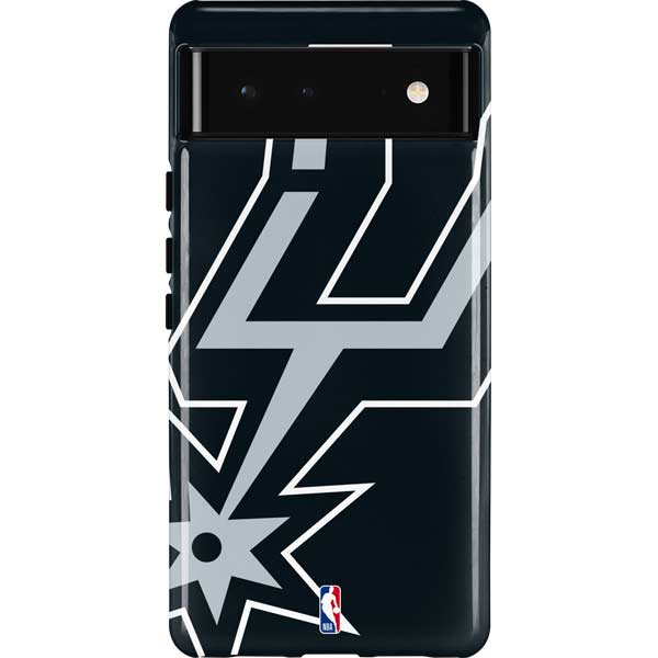NBA San Antonio Spurs Large Logo Pixel Cases