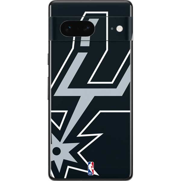 NBA San Antonio Spurs Large Logo Pixel Skins