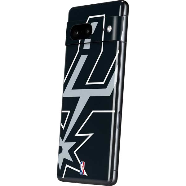 NBA San Antonio Spurs Large Logo Pixel Skins