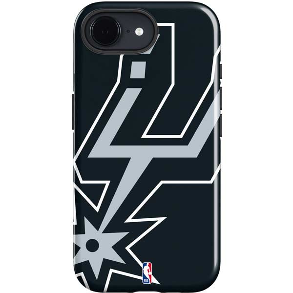 NBA San Antonio Spurs Large Logo iPhone 16e Impact Case