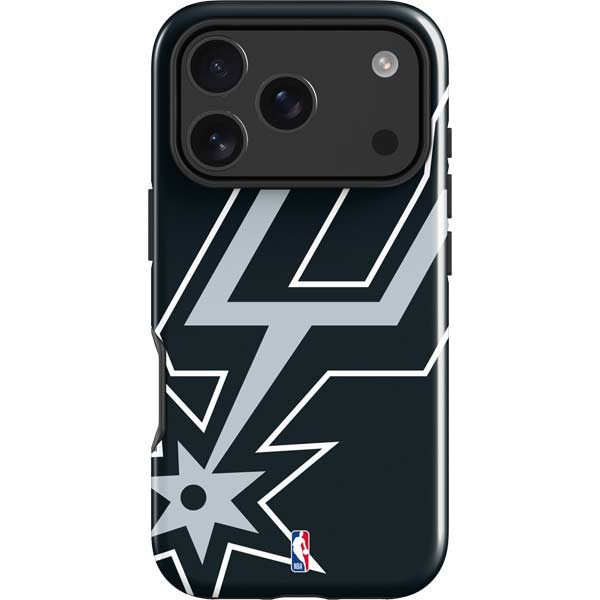 NBA San Antonio Spurs Large Logo iPhone 17 Pro Max Impact Case