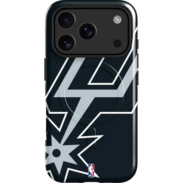 NBA San Antonio Spurs Large Logo iPhone 17 Pro Max Magsafe Impact Case