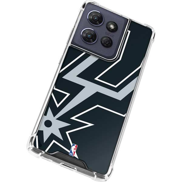 NBA San Antonio Spurs Large Logo Moto G 5G (2025) Clear Case