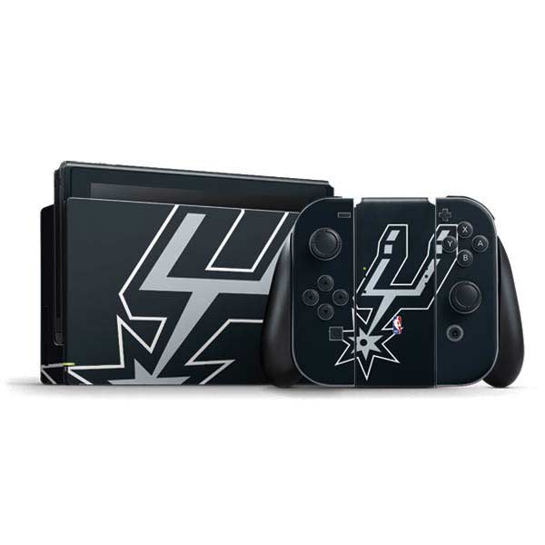 NBA San Antonio Spurs Large Logo Nintendo Skins
