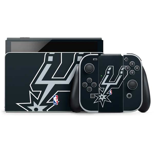 NBA San Antonio Spurs Large Logo Nintendo Skins
