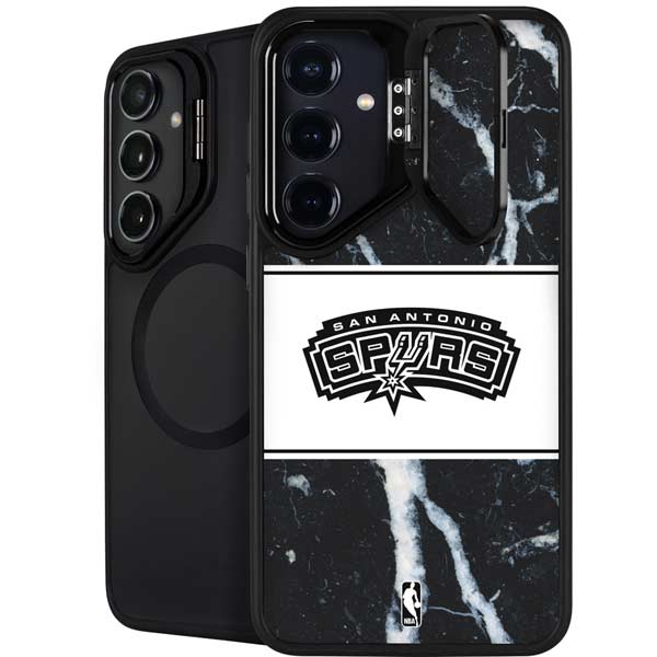 NBA San Antonio Spurs Marble Galaxy S26 Plus Kickstand Case