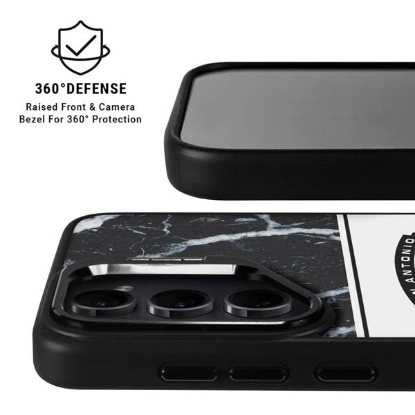 NBA San Antonio Spurs Marble Galaxy S26 Plus Kickstand Case