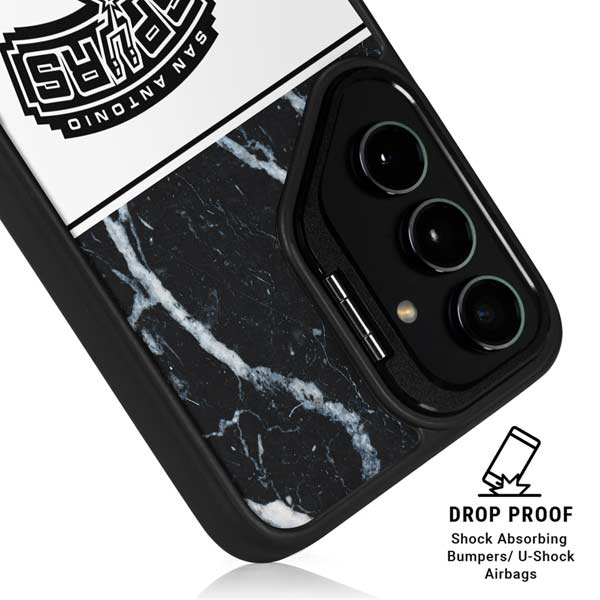 NBA San Antonio Spurs Marble Galaxy S26 Plus Kickstand Case