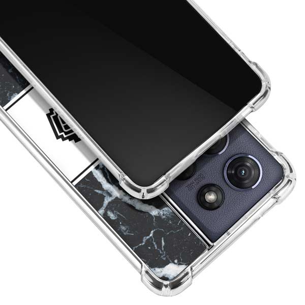 NBA San Antonio Spurs Marble Moto G Play 5G (2025) Clear Case