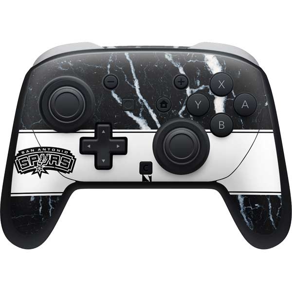 NBA San Antonio Spurs Marble Nintendo Switch 2 (2025) Pro Controller Skin