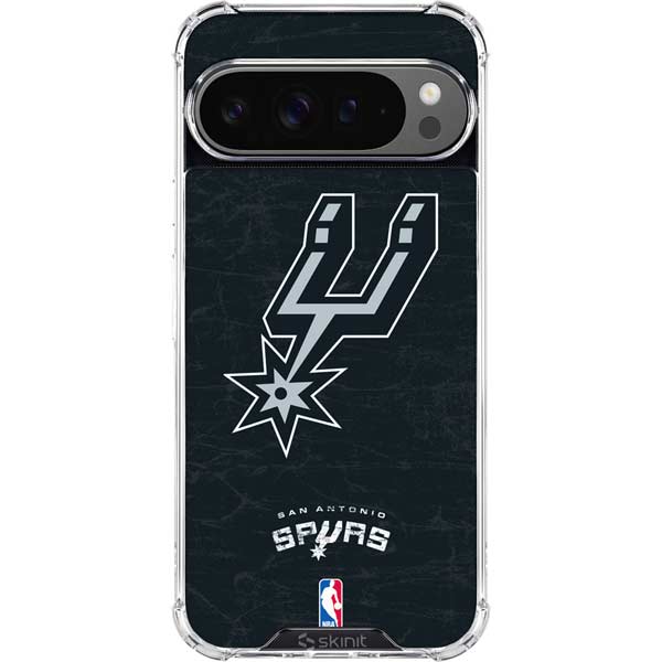 NBA San Antonio Spurs Secondary Logo Google Pixel 10 Pro Clear Case