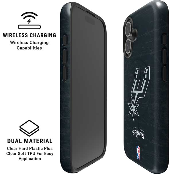 NBA San Antonio Spurs Secondary Logo iPhone 17 Magsafe Impact Case
