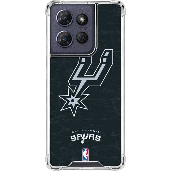 NBA San Antonio Spurs Secondary Logo Moto G 5G (2025) Clear Case
