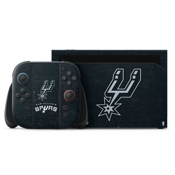 NBA San Antonio Spurs Secondary Logo Nintendo Skins