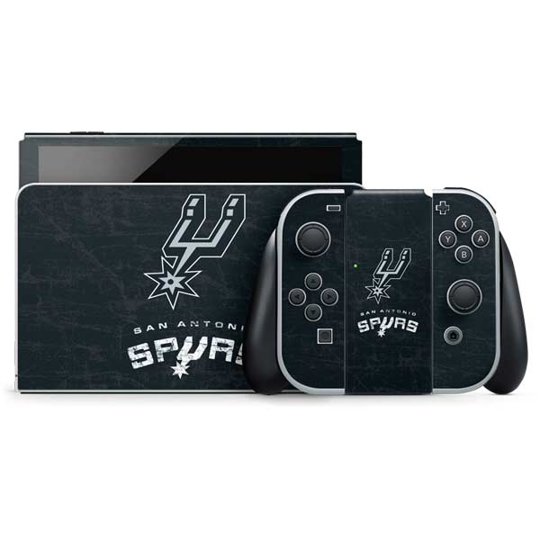 NBA San Antonio Spurs Secondary Logo Nintendo Skins