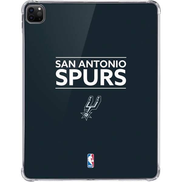 NBA San Antonio Spurs Standard - Black iPad Pro 11in (2024) Clear Case