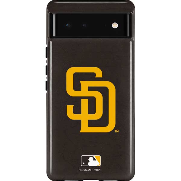 MLB San Diego Padres - Solid Distressed Pixel Cases
