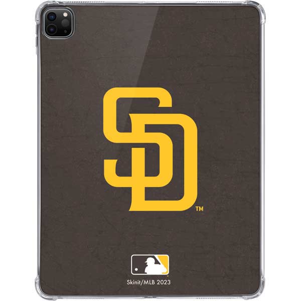 MLB San Diego Padres - Solid Distressed iPad Pro 11in (2024) Clear Case