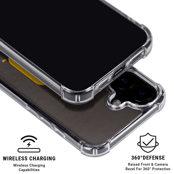 MLB San Diego Padres - Solid Distressed iPhone 17 Clear Case