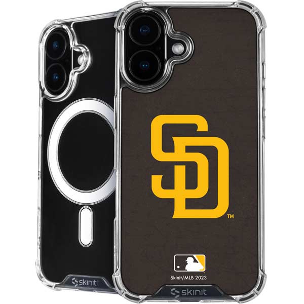 MLB San Diego Padres - Solid Distressed iPhone 17 MagSafe Case