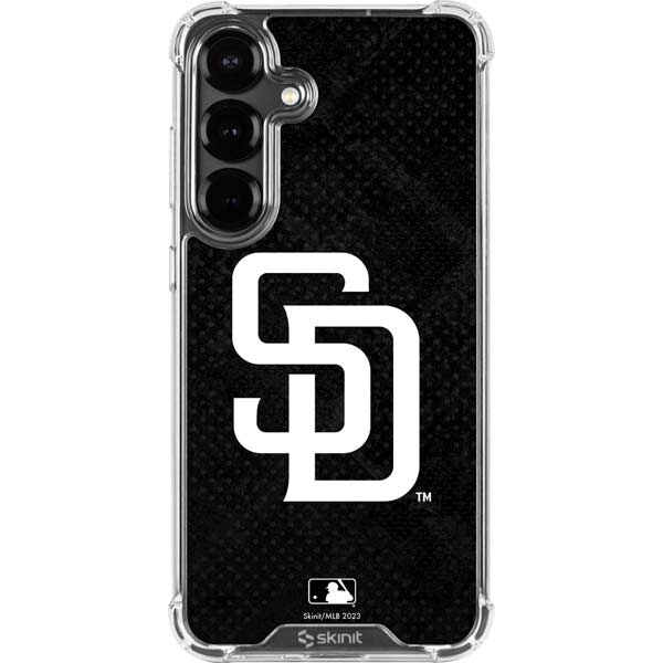MLB San Diego Padres Dark Wash Galaxy S26 Clear Case