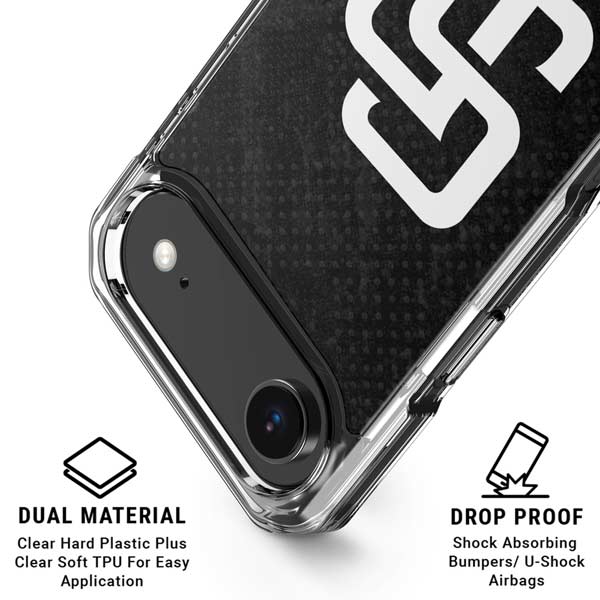 MLB San Diego Padres Dark Wash iPhone 17 Air Clear Case