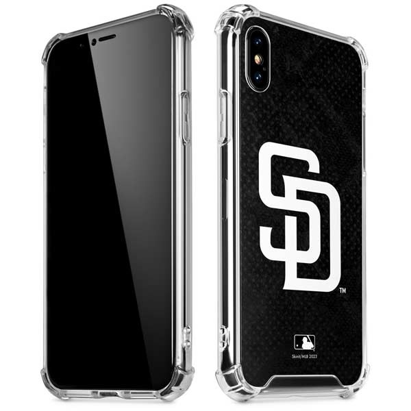 MLB San Diego Padres Dark Wash iPhone X/XS Clear Case