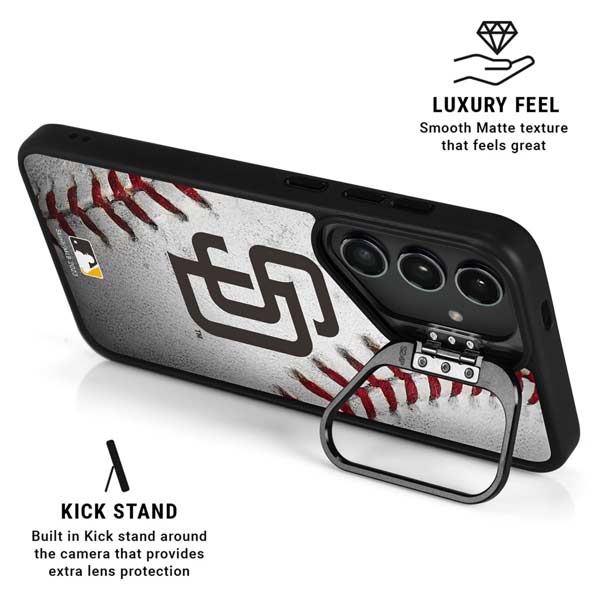 MLB San Diego Padres Game Ball Galaxy S26 Kickstand Case