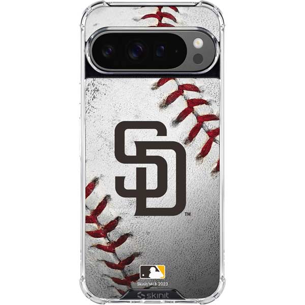 MLB San Diego Padres Game Ball Google Pixel 10 Pro XL Clear Case