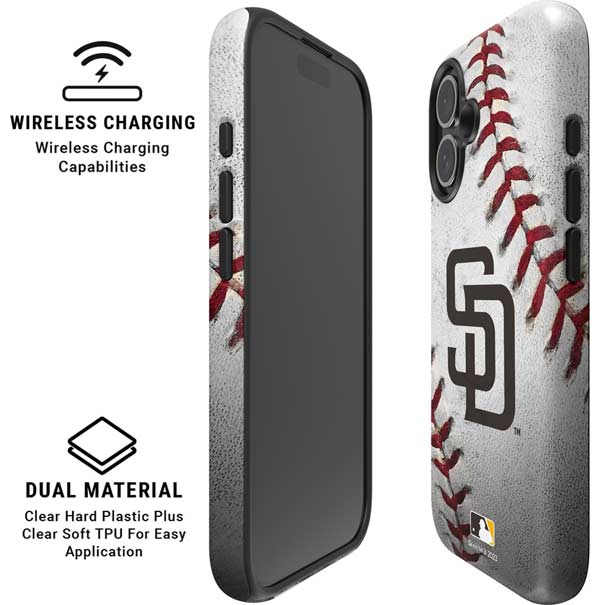 MLB San Diego Padres Game Ball iPhone 16 Magsafe Impact Case