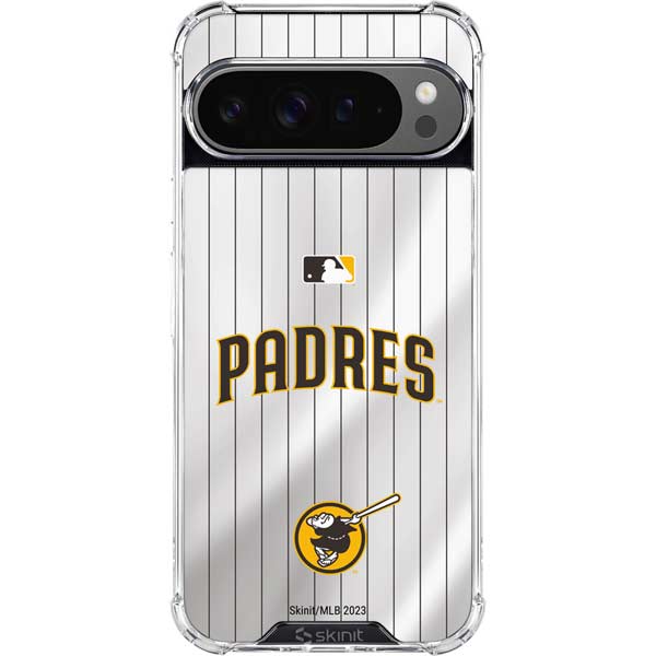 MLB San Diego Padres Home Jersey Google Pixel 10 Pro Clear Case