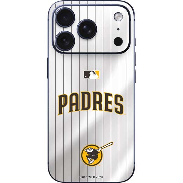 MLB San Diego Padres Home Jersey iPhone 17 Pro Skin