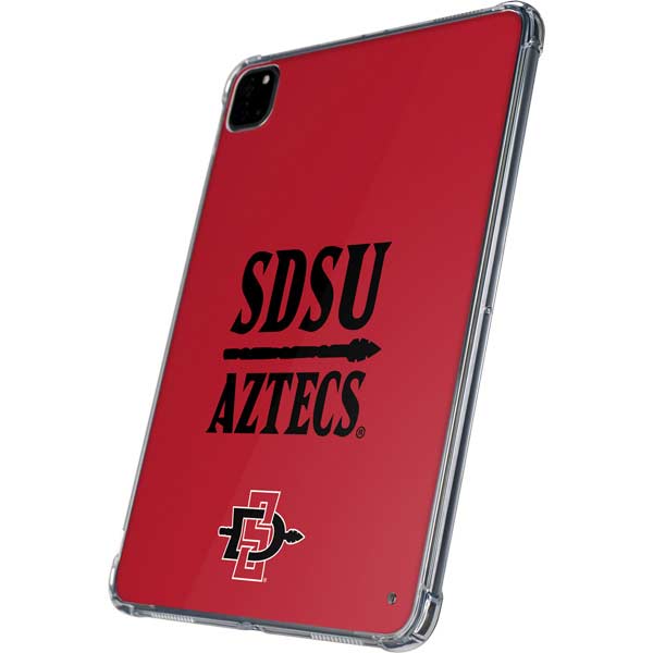 San Diego State University Aztecs Red iPad Pro 11in (2024) Clear Case