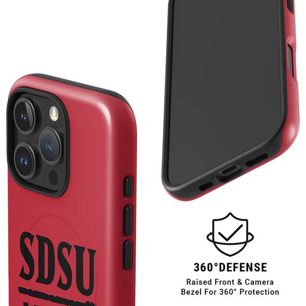 San Diego State University Aztecs Red iPhone 16 Pro Magsafe Impact Case