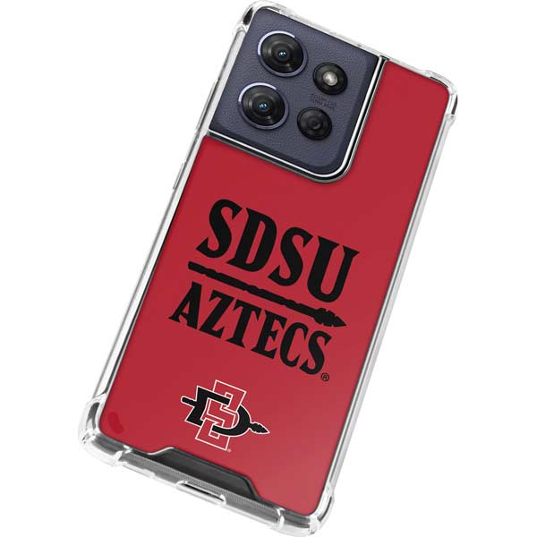 San Diego State University Aztecs Red Moto G 5G (2025) Clear Case