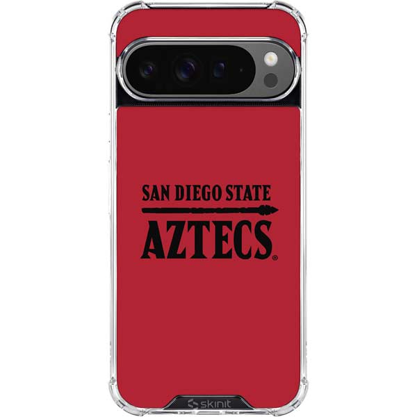 San Diego State University Logo Red Google Pixel 10 Pro Clear Case