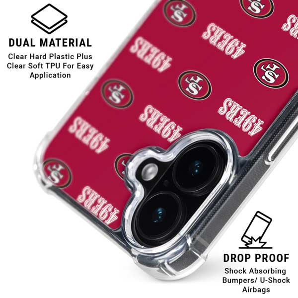 NFL San Francisco 49ers Blitz Series iPhone 17 MagSafe Case