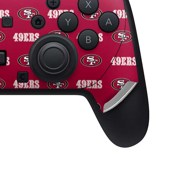 NFL San Francisco 49ers Blitz Series Nintendo Switch 2 (2025) Pro Controller Skin