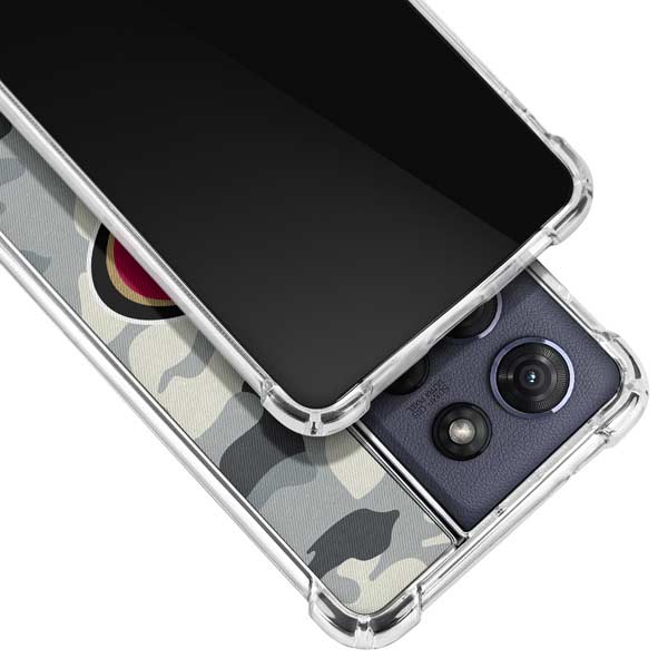 NFL San Francisco 49ers Camo Moto G Power 5G (2025) Clear Case