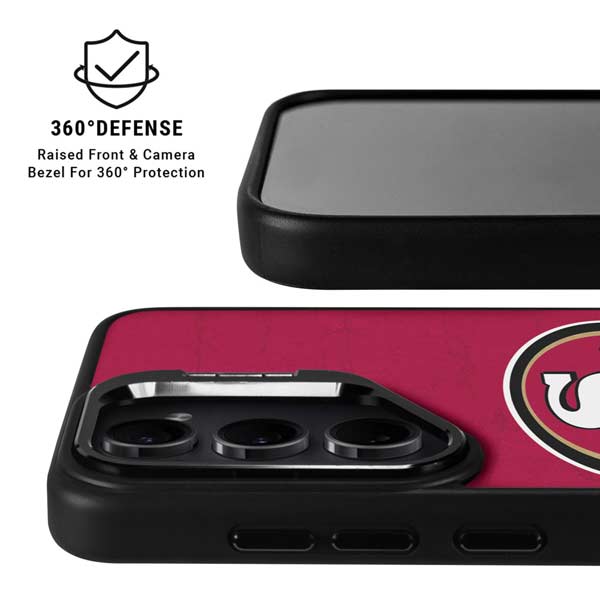 NFL San Francisco 49ers Distressed Galaxy S26 Plus Kickstand Case