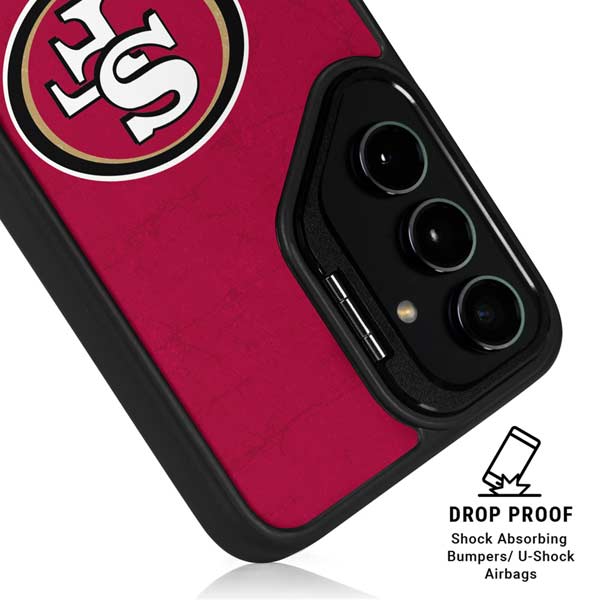 NFL San Francisco 49ers Distressed Galaxy S26 Plus Kickstand Case