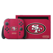 NFL San Francisco 49ers Distressed Nintendo Switch 2 (2025) with Joy-Con Skin