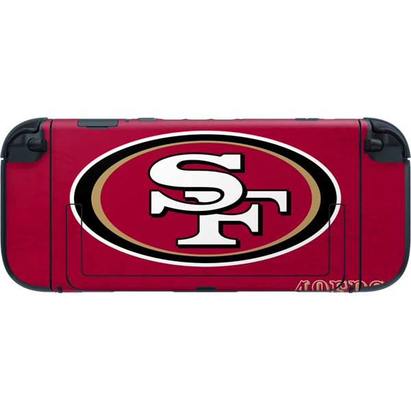 NFL San Francisco 49ers Distressed Nintendo Switch 2 (2025) with Joy-Con Skin