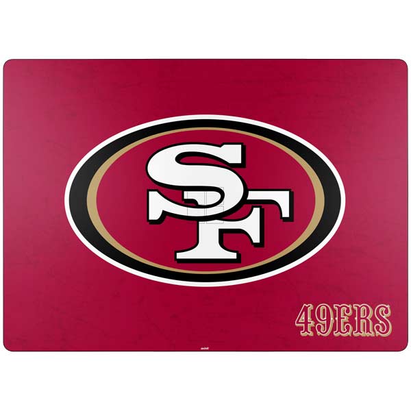 NFL San Francisco 49ers Distressed Surface Laptop 7 13.8in Skin