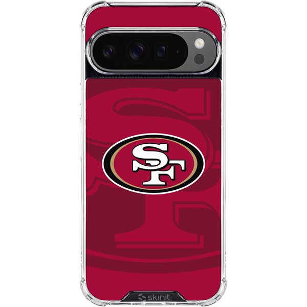 NFL San Francisco 49ers Double Vision Google Pixel 10 Pro Clear Case