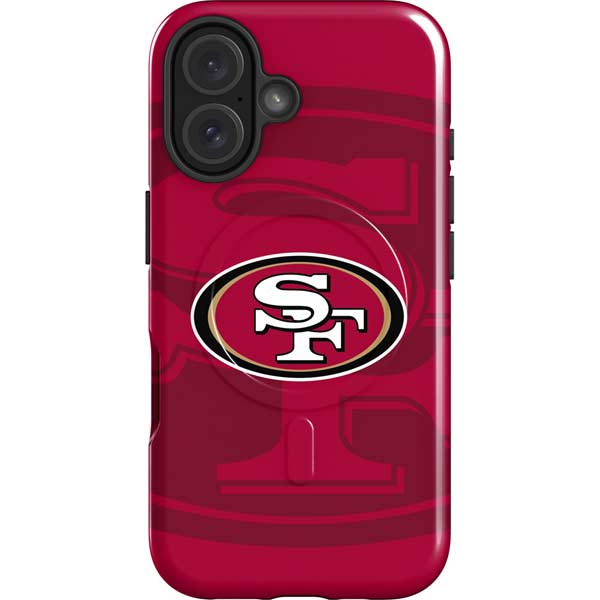 NFL San Francisco 49ers Double Vision iPhone 16 Plus Magsafe Impact Case