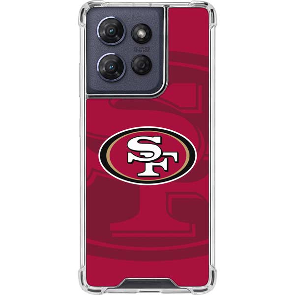 NFL San Francisco 49ers Double Vision Moto G Power 5G (2025) Clear Case