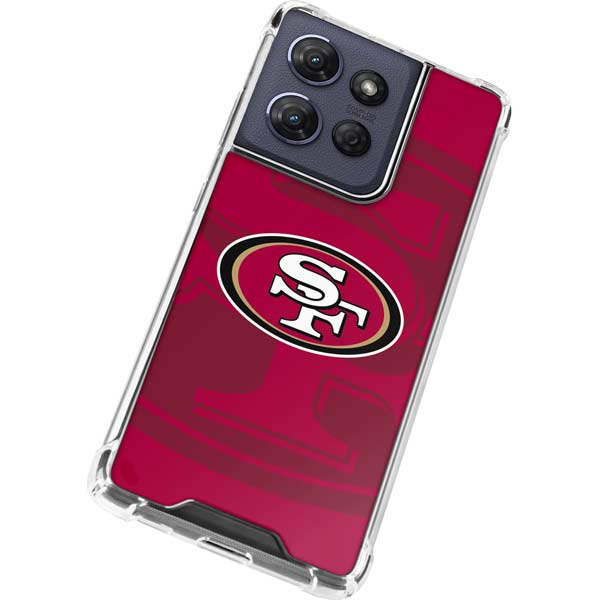 NFL San Francisco 49ers Double Vision Moto G Power 5G (2025) Clear Case
