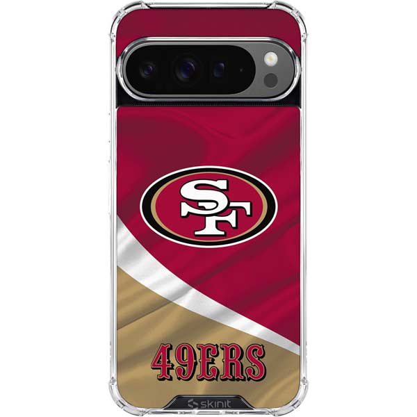 NFL San Francisco 49ers Google Pixel 10 Pro Clear Case