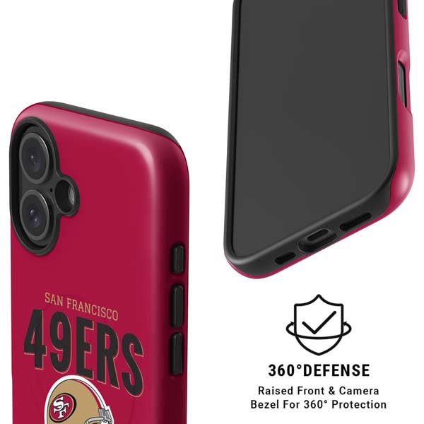 NFL San Francisco 49ers Helmet iPhone 16 Magsafe Impact Case